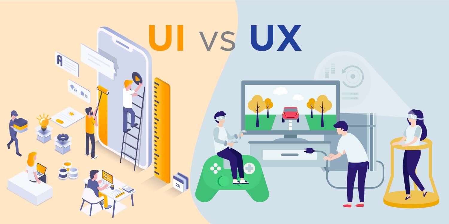 الفرق بين UX و UI 